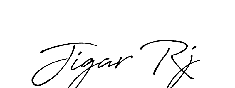 This is the best signature style for the Jigar Rj name. Also you like these signature font (Antro_Vectra_Bolder). Mix name signature. Jigar Rj signature style 7 images and pictures png