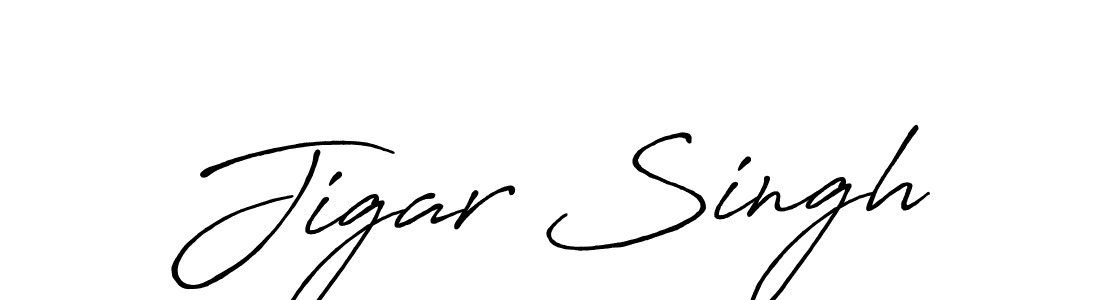 Use a signature maker to create a handwritten signature online. With this signature software, you can design (Antro_Vectra_Bolder) your own signature for name Jigar Singh. Jigar Singh signature style 7 images and pictures png