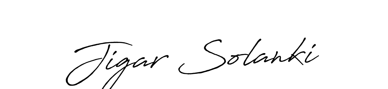 This is the best signature style for the Jigar Solanki name. Also you like these signature font (Antro_Vectra_Bolder). Mix name signature. Jigar Solanki signature style 7 images and pictures png