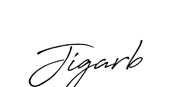 Jigarb stylish signature style. Best Handwritten Sign (Antro_Vectra_Bolder) for my name. Handwritten Signature Collection Ideas for my name Jigarb. Jigarb signature style 7 images and pictures png