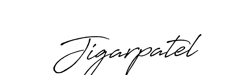 It looks lik you need a new signature style for name Jigarpatel. Design unique handwritten (Antro_Vectra_Bolder) signature with our free signature maker in just a few clicks. Jigarpatel signature style 7 images and pictures png
