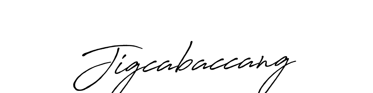 Also You can easily find your signature by using the search form. We will create Jigcabaccang name handwritten signature images for you free of cost using Antro_Vectra_Bolder sign style. Jigcabaccang signature style 7 images and pictures png