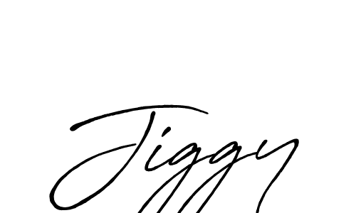 Jiggy stylish signature style. Best Handwritten Sign (Antro_Vectra_Bolder) for my name. Handwritten Signature Collection Ideas for my name Jiggy. Jiggy signature style 7 images and pictures png