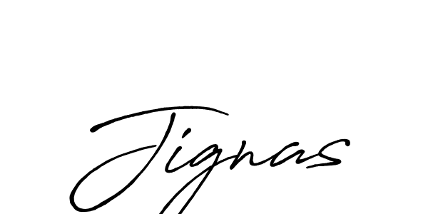 Use a signature maker to create a handwritten signature online. With this signature software, you can design (Antro_Vectra_Bolder) your own signature for name Jignas. Jignas signature style 7 images and pictures png