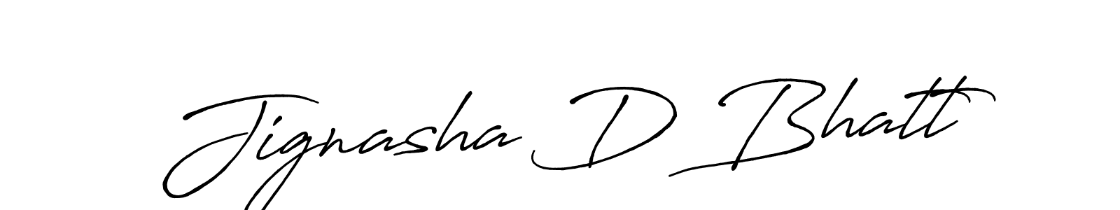 Use a signature maker to create a handwritten signature online. With this signature software, you can design (Antro_Vectra_Bolder) your own signature for name Jignasha D Bhatt. Jignasha D Bhatt signature style 7 images and pictures png