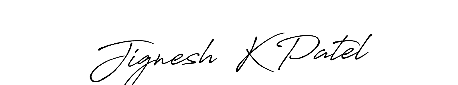 if you are searching for the best signature style for your name Jignesh  K Patel. so please give up your signature search. here we have designed multiple signature styles  using Antro_Vectra_Bolder. Jignesh  K Patel signature style 7 images and pictures png