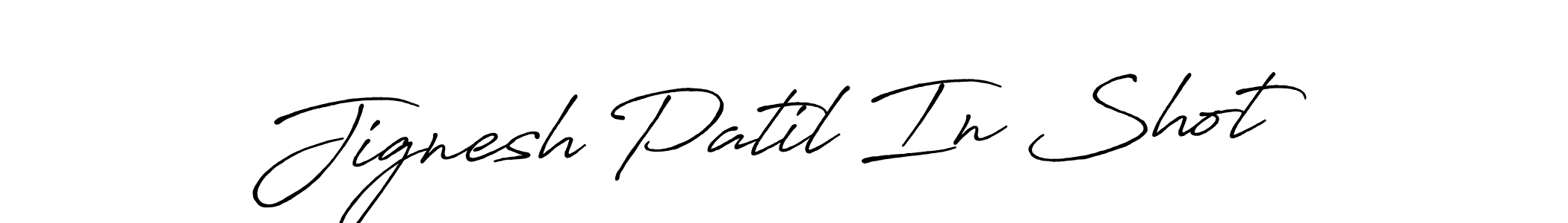 How to make Jignesh Patil In Shot name signature. Use Antro_Vectra_Bolder style for creating short signs online. This is the latest handwritten sign. Jignesh Patil In Shot signature style 7 images and pictures png