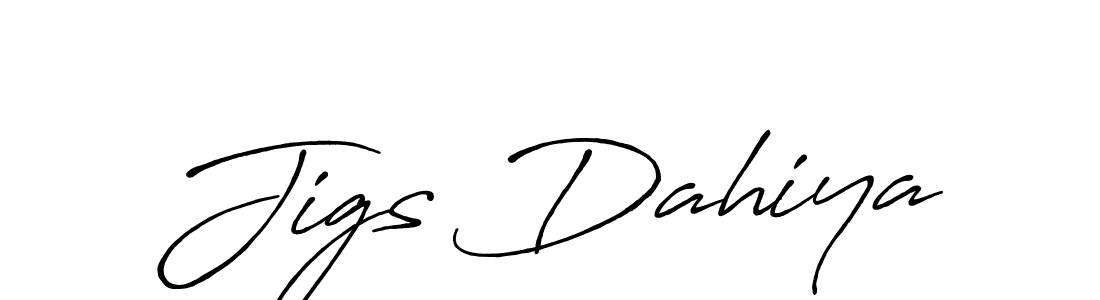 Make a beautiful signature design for name Jigs Dahiya. Use this online signature maker to create a handwritten signature for free. Jigs Dahiya signature style 7 images and pictures png