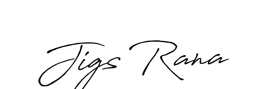 Make a beautiful signature design for name Jigs Rana. Use this online signature maker to create a handwritten signature for free. Jigs Rana signature style 7 images and pictures png
