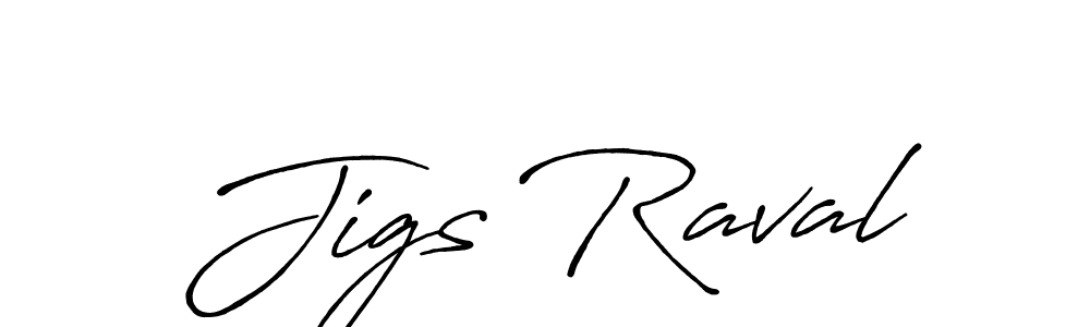 How to make Jigs Raval signature? Antro_Vectra_Bolder is a professional autograph style. Create handwritten signature for Jigs Raval name. Jigs Raval signature style 7 images and pictures png