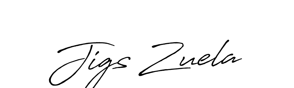 Also You can easily find your signature by using the search form. We will create Jigs Zuela name handwritten signature images for you free of cost using Antro_Vectra_Bolder sign style. Jigs Zuela signature style 7 images and pictures png