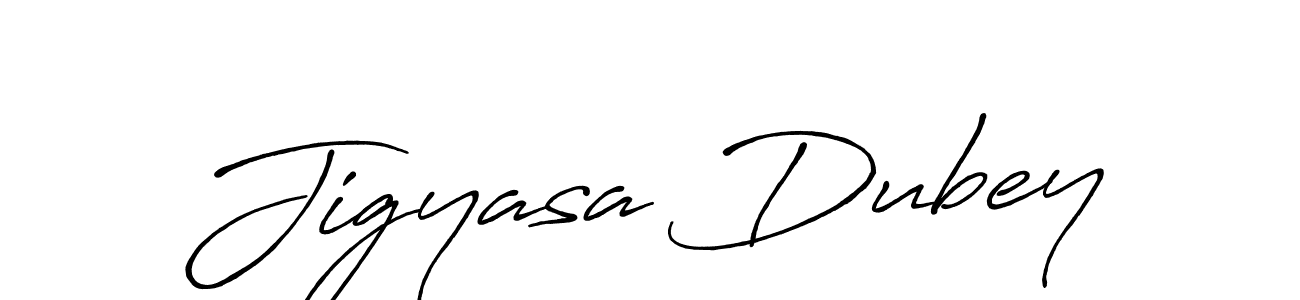 It looks lik you need a new signature style for name Jigyasa Dubey. Design unique handwritten (Antro_Vectra_Bolder) signature with our free signature maker in just a few clicks. Jigyasa Dubey signature style 7 images and pictures png