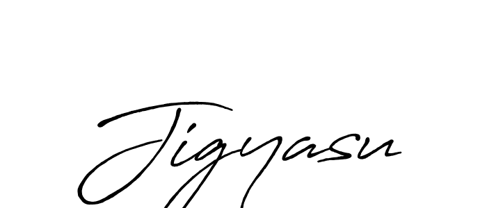 Design your own signature with our free online signature maker. With this signature software, you can create a handwritten (Antro_Vectra_Bolder) signature for name Jigyasu. Jigyasu signature style 7 images and pictures png