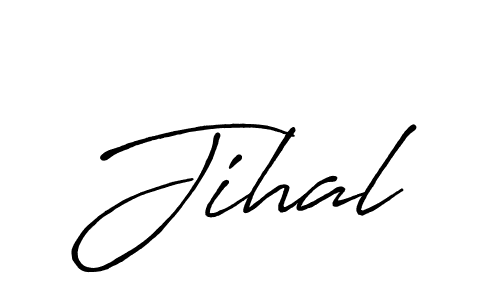 Create a beautiful signature design for name Jihal. With this signature (Antro_Vectra_Bolder) fonts, you can make a handwritten signature for free. Jihal signature style 7 images and pictures png
