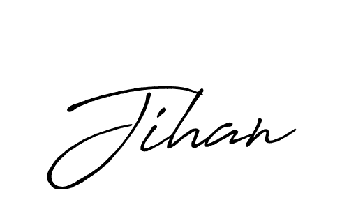 How to make Jihan name signature. Use Antro_Vectra_Bolder style for creating short signs online. This is the latest handwritten sign. Jihan signature style 7 images and pictures png