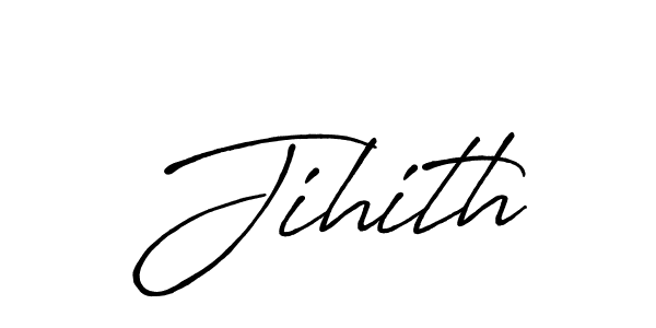 How to Draw Jihith signature style? Antro_Vectra_Bolder is a latest design signature styles for name Jihith. Jihith signature style 7 images and pictures png