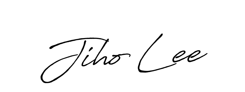 Also we have Jiho Lee name is the best signature style. Create professional handwritten signature collection using Antro_Vectra_Bolder autograph style. Jiho Lee signature style 7 images and pictures png