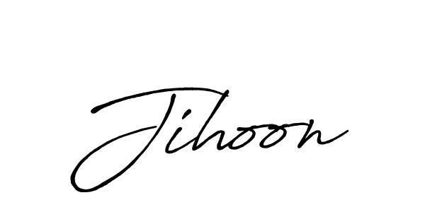 The best way (Antro_Vectra_Bolder) to make a short signature is to pick only two or three words in your name. The name Jihoon include a total of six letters. For converting this name. Jihoon signature style 7 images and pictures png