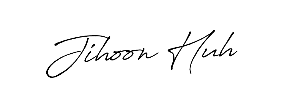 How to Draw Jihoon Huh signature style? Antro_Vectra_Bolder is a latest design signature styles for name Jihoon Huh. Jihoon Huh signature style 7 images and pictures png