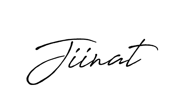 Design your own signature with our free online signature maker. With this signature software, you can create a handwritten (Antro_Vectra_Bolder) signature for name Jiinat. Jiinat signature style 7 images and pictures png