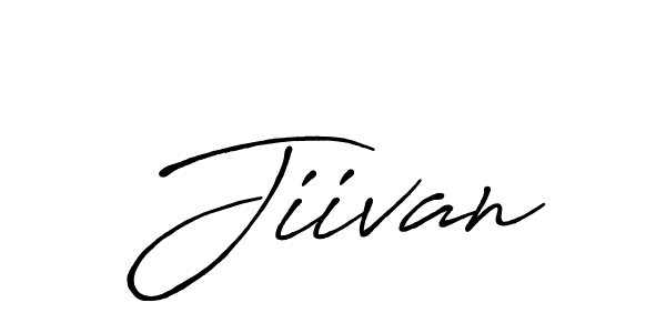 Design your own signature with our free online signature maker. With this signature software, you can create a handwritten (Antro_Vectra_Bolder) signature for name Jiivan. Jiivan signature style 7 images and pictures png