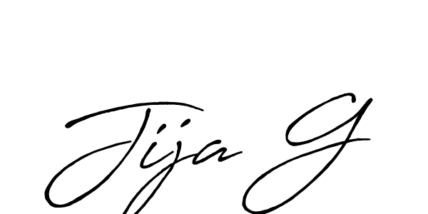 The best way (Antro_Vectra_Bolder) to make a short signature is to pick only two or three words in your name. The name Jija G include a total of six letters. For converting this name. Jija G signature style 7 images and pictures png