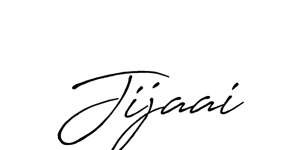 How to make Jijaai signature? Antro_Vectra_Bolder is a professional autograph style. Create handwritten signature for Jijaai name. Jijaai signature style 7 images and pictures png