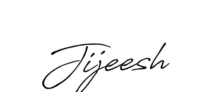 Design your own signature with our free online signature maker. With this signature software, you can create a handwritten (Antro_Vectra_Bolder) signature for name Jijeesh. Jijeesh signature style 7 images and pictures png