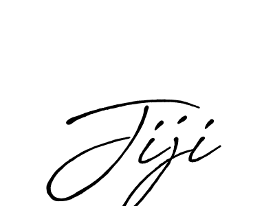 You should practise on your own different ways (Antro_Vectra_Bolder) to write your name (Jiji) in signature. don't let someone else do it for you. Jiji signature style 7 images and pictures png