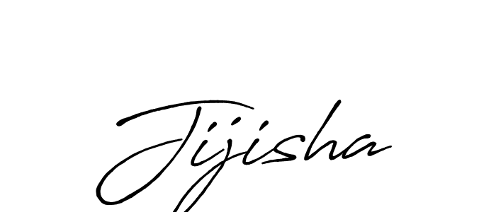 You should practise on your own different ways (Antro_Vectra_Bolder) to write your name (Jijisha) in signature. don't let someone else do it for you. Jijisha signature style 7 images and pictures png