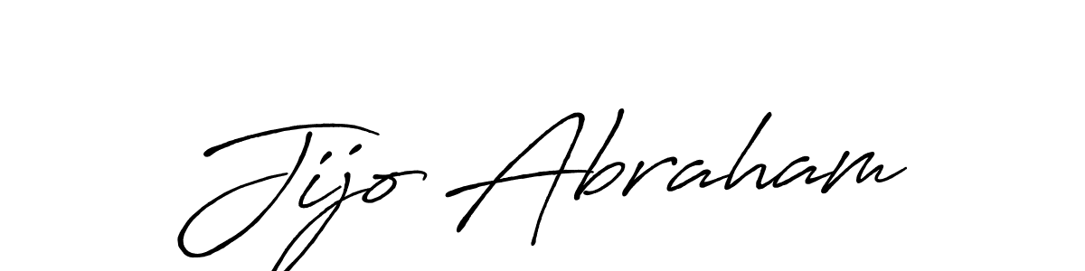Similarly Antro_Vectra_Bolder is the best handwritten signature design. Signature creator online .You can use it as an online autograph creator for name Jijo Abraham. Jijo Abraham signature style 7 images and pictures png