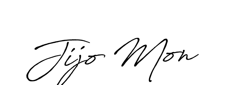 Also You can easily find your signature by using the search form. We will create Jijo Mon name handwritten signature images for you free of cost using Antro_Vectra_Bolder sign style. Jijo Mon signature style 7 images and pictures png