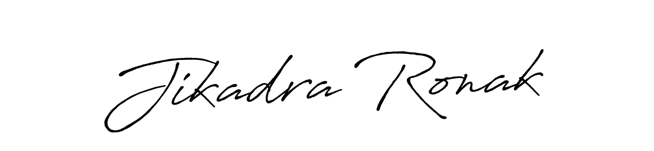 Also You can easily find your signature by using the search form. We will create Jikadra Ronak name handwritten signature images for you free of cost using Antro_Vectra_Bolder sign style. Jikadra Ronak signature style 7 images and pictures png