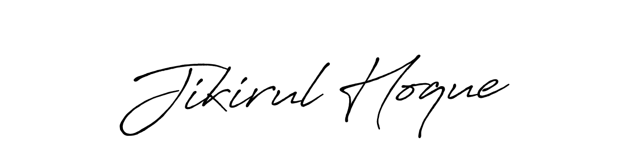 How to Draw Jikirul Hoque signature style? Antro_Vectra_Bolder is a latest design signature styles for name Jikirul Hoque. Jikirul Hoque signature style 7 images and pictures png