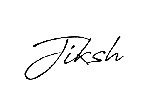 Jiksh stylish signature style. Best Handwritten Sign (Antro_Vectra_Bolder) for my name. Handwritten Signature Collection Ideas for my name Jiksh. Jiksh signature style 7 images and pictures png