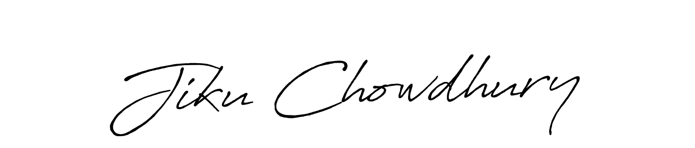if you are searching for the best signature style for your name Jiku Chowdhury. so please give up your signature search. here we have designed multiple signature styles  using Antro_Vectra_Bolder. Jiku Chowdhury signature style 7 images and pictures png