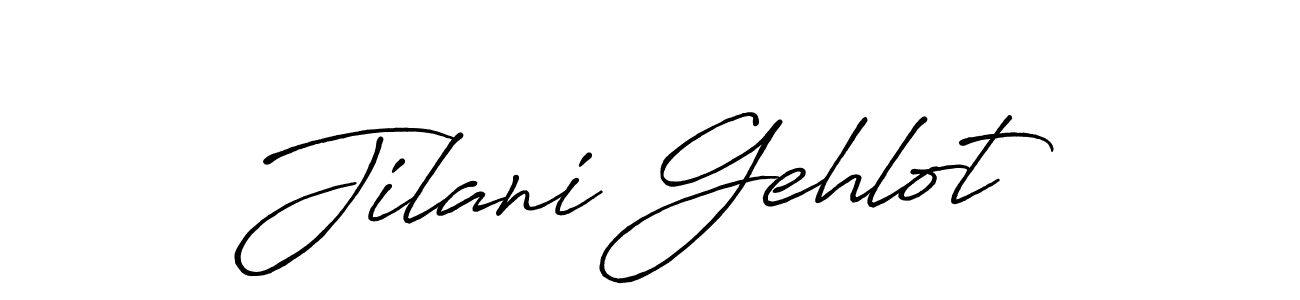 Make a beautiful signature design for name Jilani Gehlot. Use this online signature maker to create a handwritten signature for free. Jilani Gehlot signature style 7 images and pictures png