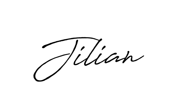 The best way (Antro_Vectra_Bolder) to make a short signature is to pick only two or three words in your name. The name Jilian include a total of six letters. For converting this name. Jilian signature style 7 images and pictures png
