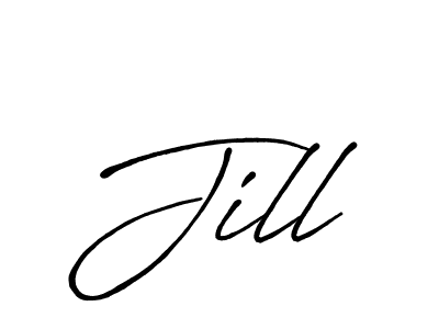 The best way (Antro_Vectra_Bolder) to make a short signature is to pick only two or three words in your name. The name Jill include a total of six letters. For converting this name. Jill signature style 7 images and pictures png