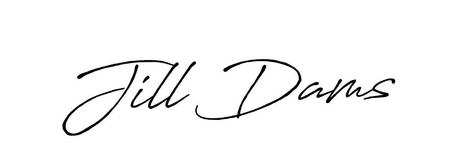 Once you've used our free online signature maker to create your best signature Antro_Vectra_Bolder style, it's time to enjoy all of the benefits that Jill Dams name signing documents. Jill Dams signature style 7 images and pictures png
