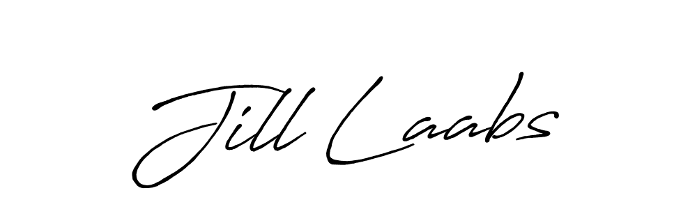 Design your own signature with our free online signature maker. With this signature software, you can create a handwritten (Antro_Vectra_Bolder) signature for name Jill Laabs. Jill Laabs signature style 7 images and pictures png