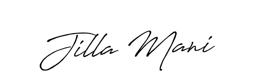 Best and Professional Signature Style for Jilla Mani. Antro_Vectra_Bolder Best Signature Style Collection. Jilla Mani signature style 7 images and pictures png