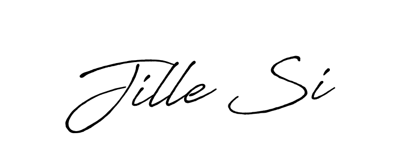 Also we have Jille Si name is the best signature style. Create professional handwritten signature collection using Antro_Vectra_Bolder autograph style. Jille Si signature style 7 images and pictures png
