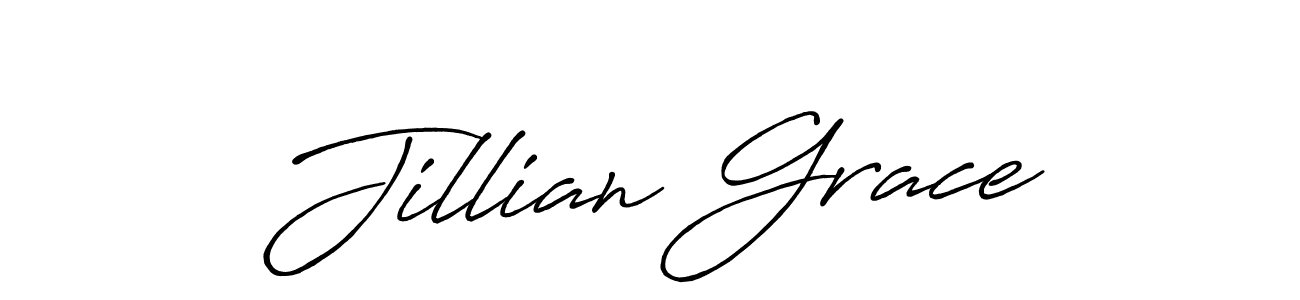 The best way (Antro_Vectra_Bolder) to make a short signature is to pick only two or three words in your name. The name Jillian Grace include a total of six letters. For converting this name. Jillian Grace signature style 7 images and pictures png