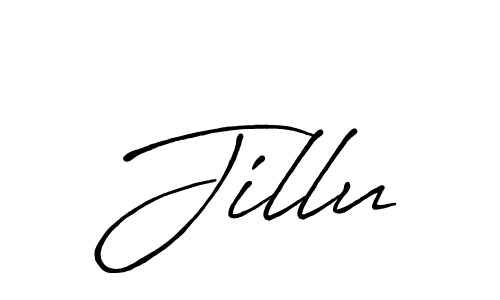 Best and Professional Signature Style for Jillu. Antro_Vectra_Bolder Best Signature Style Collection. Jillu signature style 7 images and pictures png