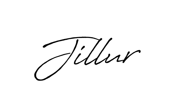 How to make Jillur signature? Antro_Vectra_Bolder is a professional autograph style. Create handwritten signature for Jillur name. Jillur signature style 7 images and pictures png