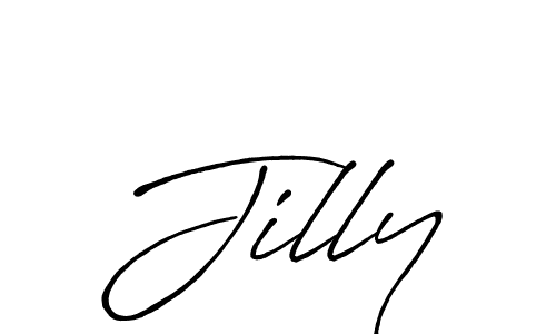 The best way (Antro_Vectra_Bolder) to make a short signature is to pick only two or three words in your name. The name Jilly include a total of six letters. For converting this name. Jilly signature style 7 images and pictures png