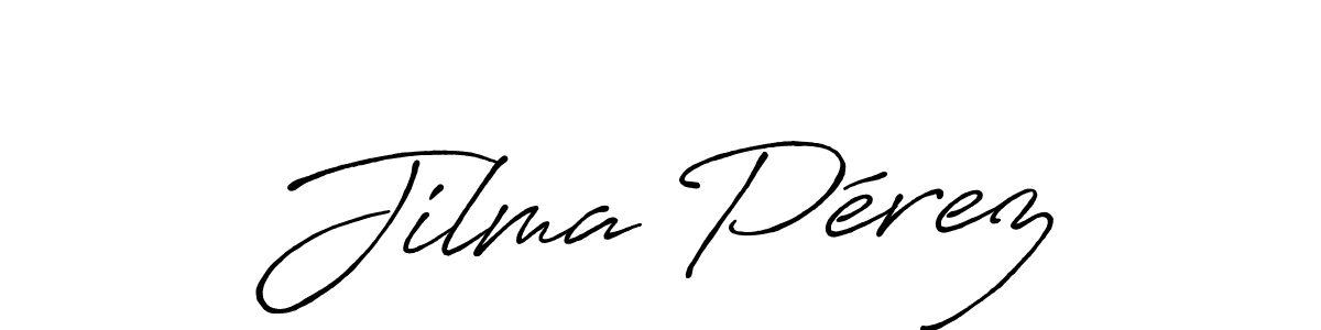 How to make Jilma Pérez signature? Antro_Vectra_Bolder is a professional autograph style. Create handwritten signature for Jilma Pérez name. Jilma Pérez signature style 7 images and pictures png