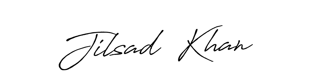 Once you've used our free online signature maker to create your best signature Antro_Vectra_Bolder style, it's time to enjoy all of the benefits that Jilsad  Khan name signing documents. Jilsad  Khan signature style 7 images and pictures png