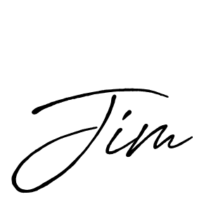 How to make Jim name signature. Use Antro_Vectra_Bolder style for creating short signs online. This is the latest handwritten sign. Jim signature style 7 images and pictures png